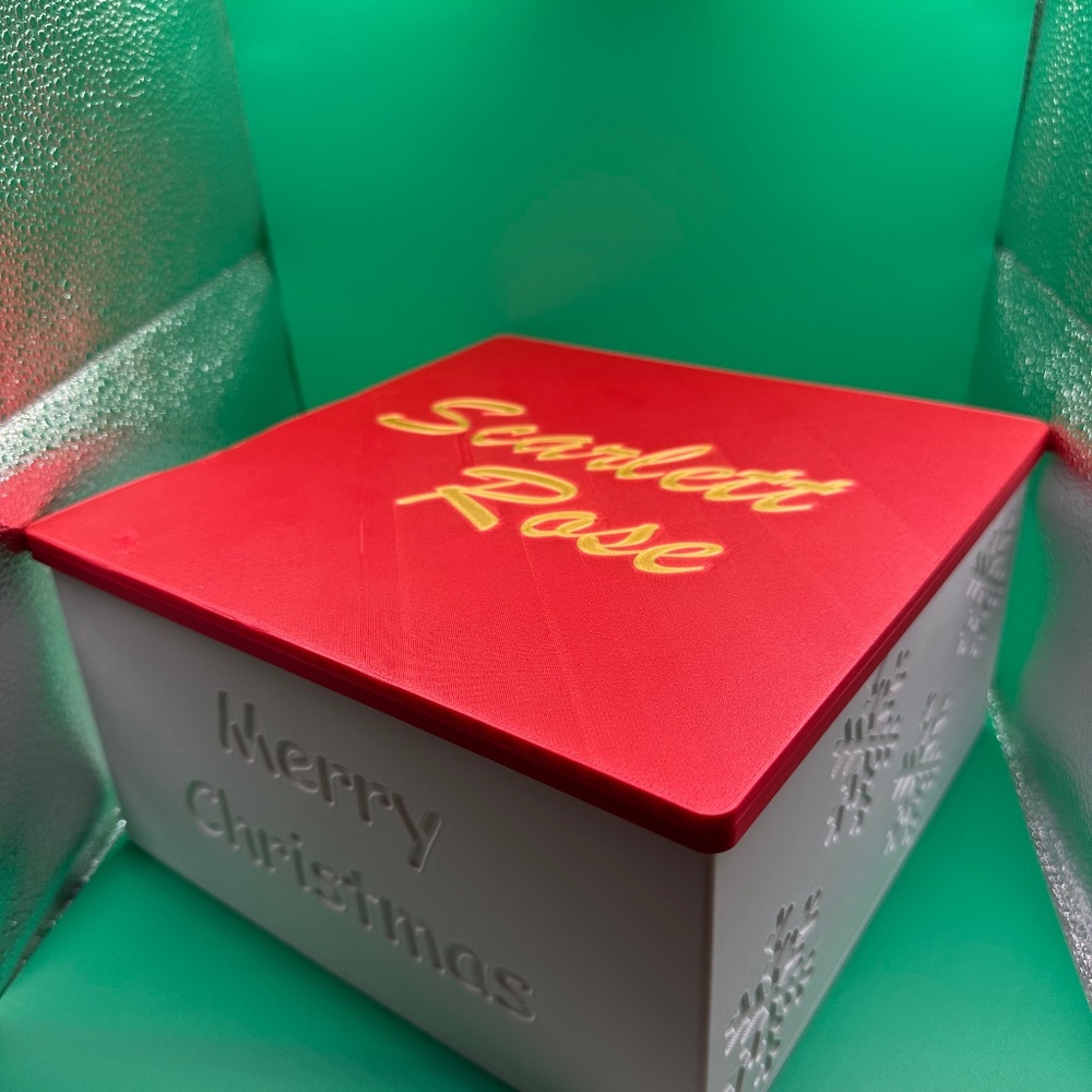 3D Printed Custom Advent Calendar with bag